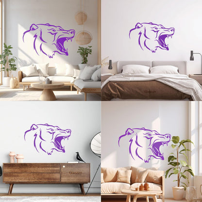 Wall Decals Head Animal Bear Hunting Trophy Cool It Won'T Fall Off