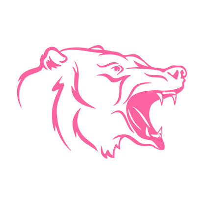 Wall Decals Head Animal Bear Hunting Trophy Cool It Won'T Fall Off