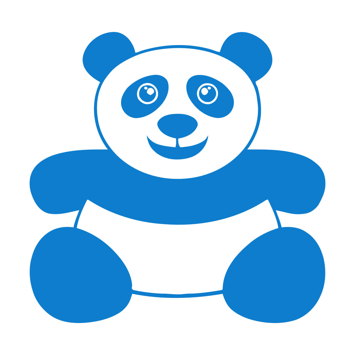 Vinyl Wall Stickers Panda Funny Kids Animal Do Not Damage The Wall Surface