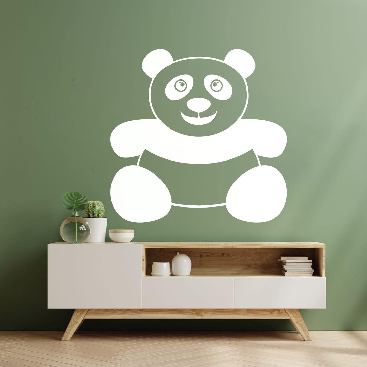 Vinyl Wall Stickers Panda Funny Kids Animal Do Not Damage The Wall Surface
