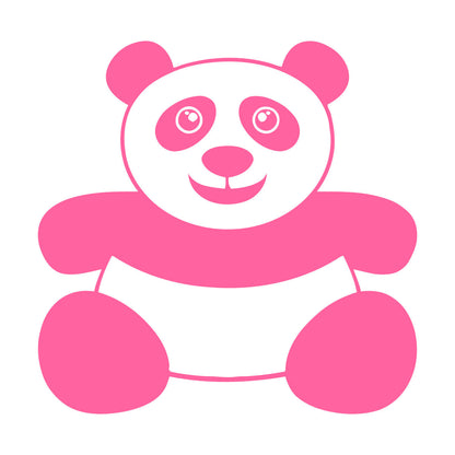 Vinyl Wall Stickers Panda Funny Kids Animal Do Not Damage The Wall Surface