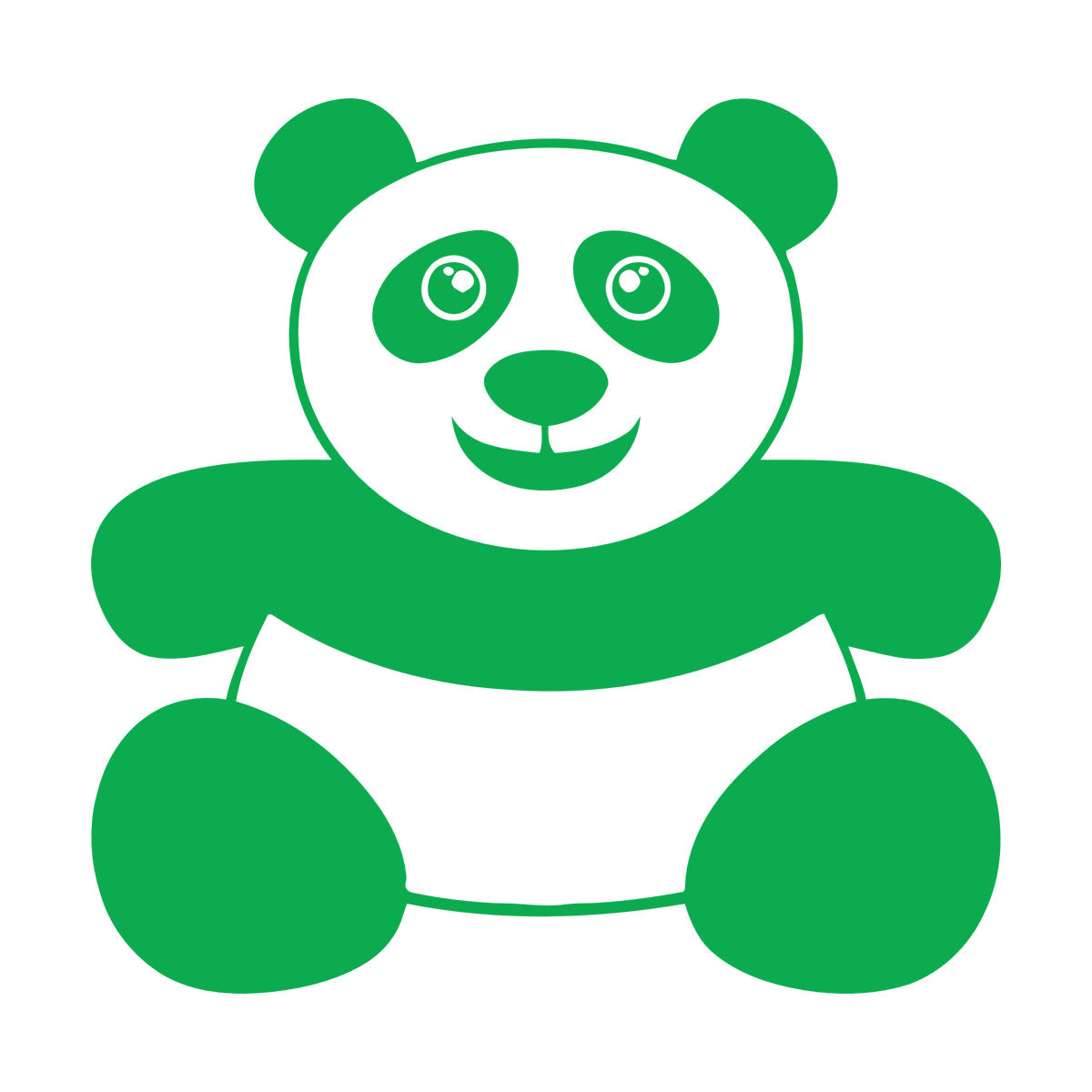 Vinyl Wall Stickers Panda Funny Kids Animal Do Not Damage The Wall Surface