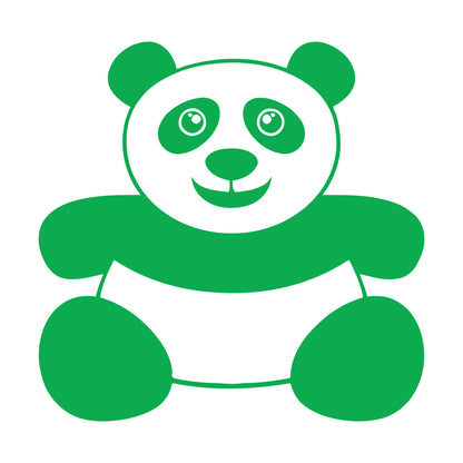 Vinyl Wall Stickers Panda Funny Kids Animal Do Not Damage The Wall Surface