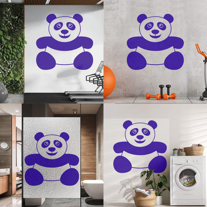 Vinyl Wall Stickers Panda Funny Kids Animal Do Not Damage The Wall Surface