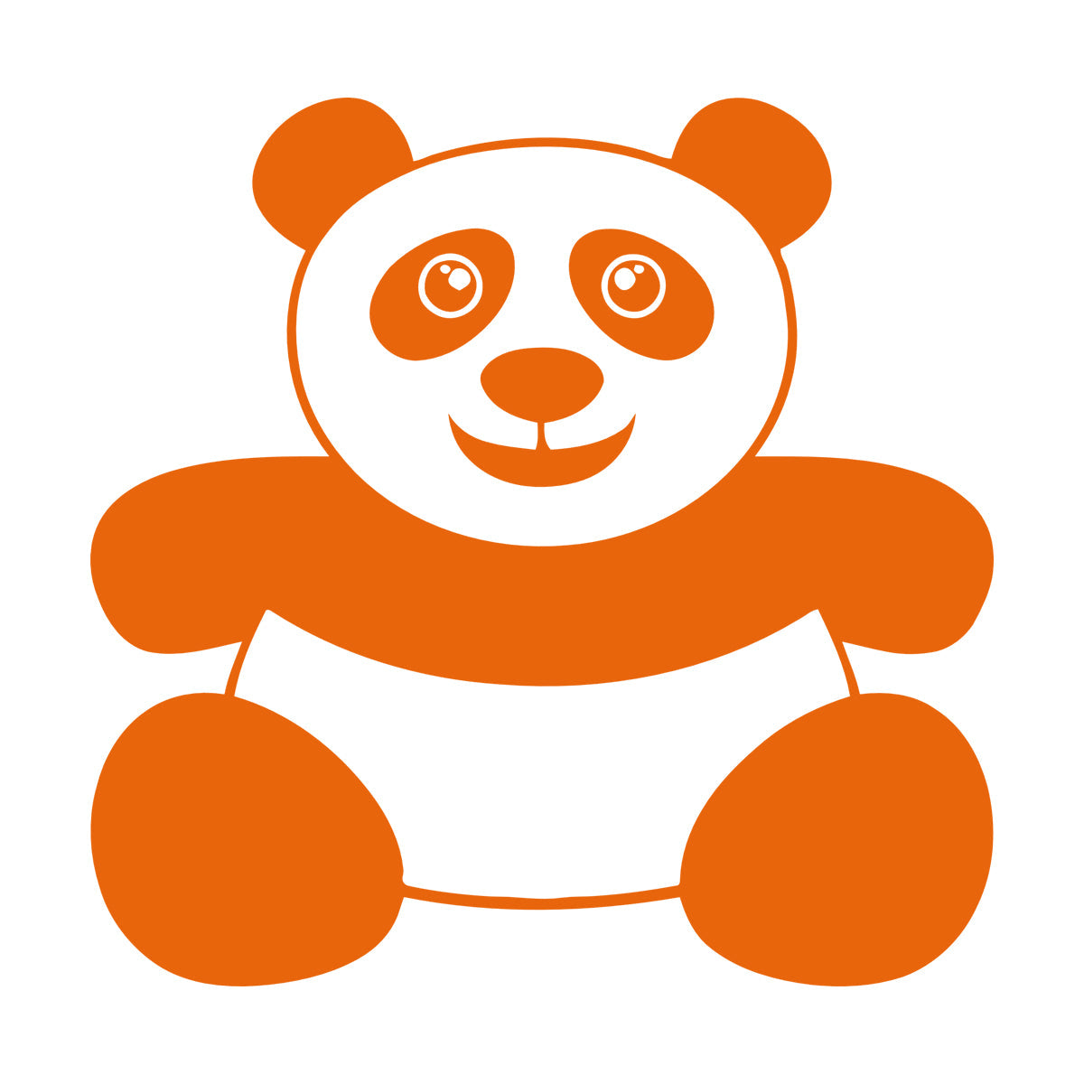 Vinyl Wall Stickers Panda Funny Kids Animal Do Not Damage The Wall Surface