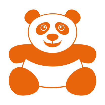 Vinyl Wall Stickers Panda Funny Kids Animal Do Not Damage The Wall Surface