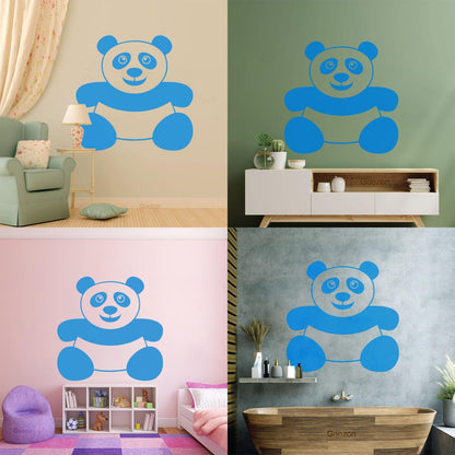 Vinyl Wall Stickers Panda Funny Kids Animal Do Not Damage The Wall Surface