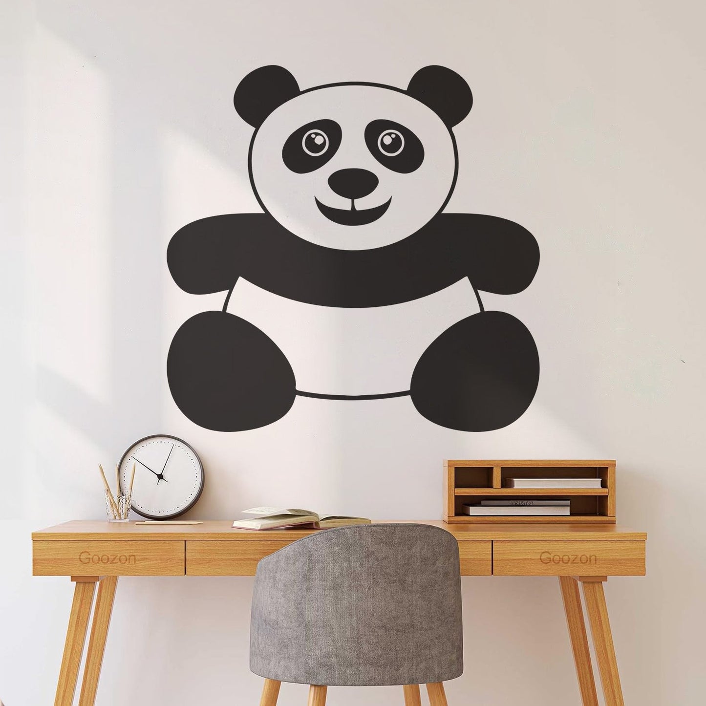 Vinyl Wall Stickers Panda Funny Kids Animal Do Not Damage The Wall Surface