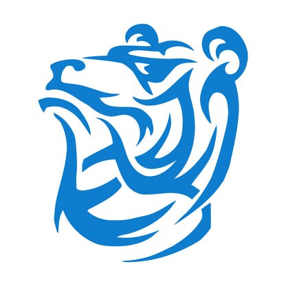 Grizzly Bear Animal Tribal Wall Stickers Paster Paper Multiple Size Options