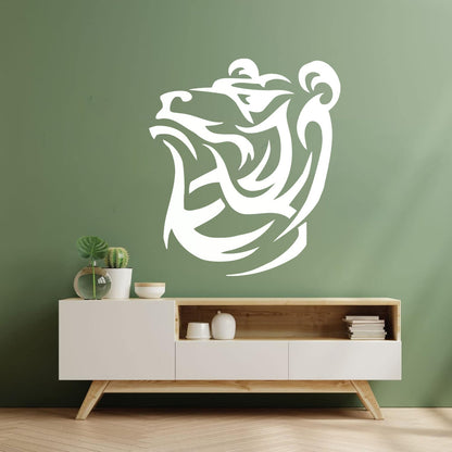 Grizzly Bear Animal Tribal Wall Stickers Paster Paper Multiple Size Options