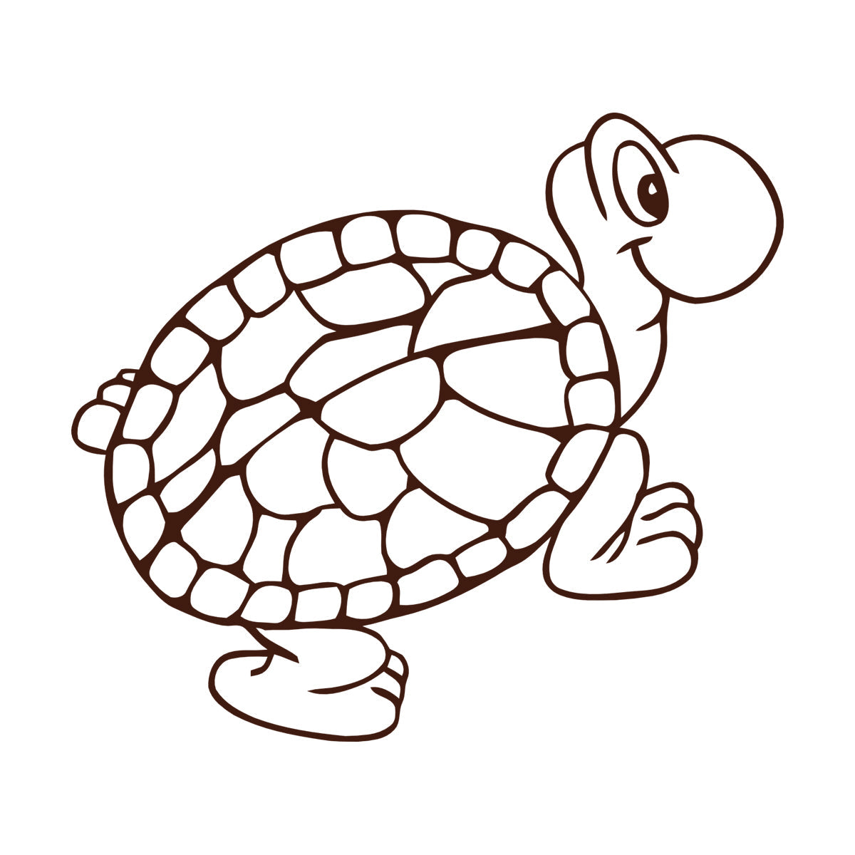 Wall Stickers Turtle Animal Amphibian Cartoon Kids Multiple Size Options