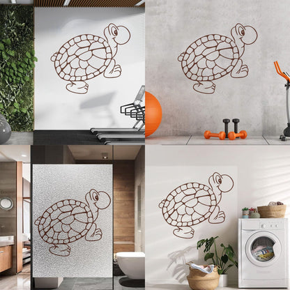 Wall Stickers Turtle Animal Amphibian Cartoon Kids Multiple Size Options