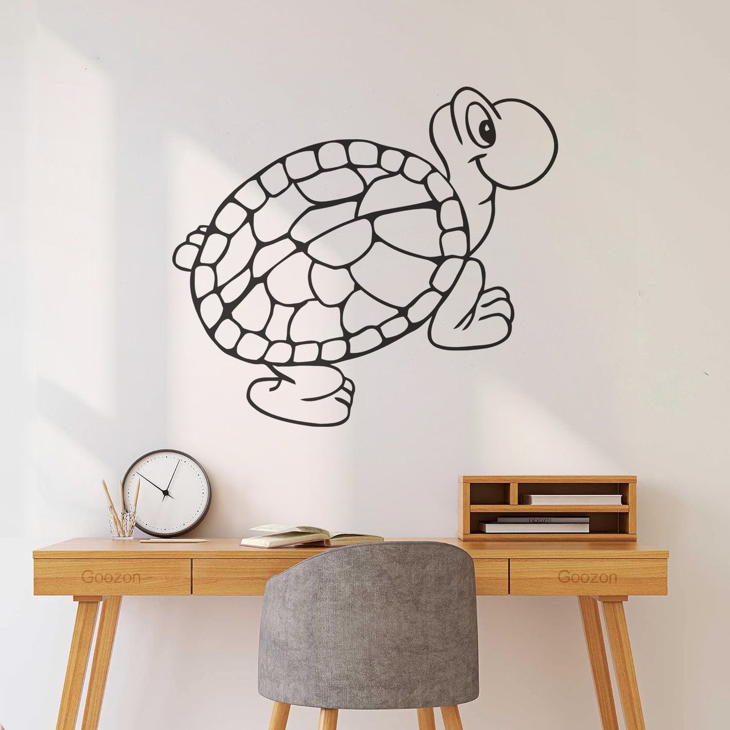 Wall Stickers Turtle Animal Amphibian Cartoon Kids Multiple Size Options