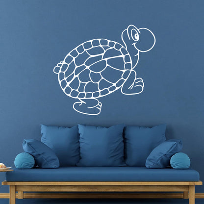 Wall Stickers Turtle Animal Amphibian Cartoon Kids Multiple Size Options