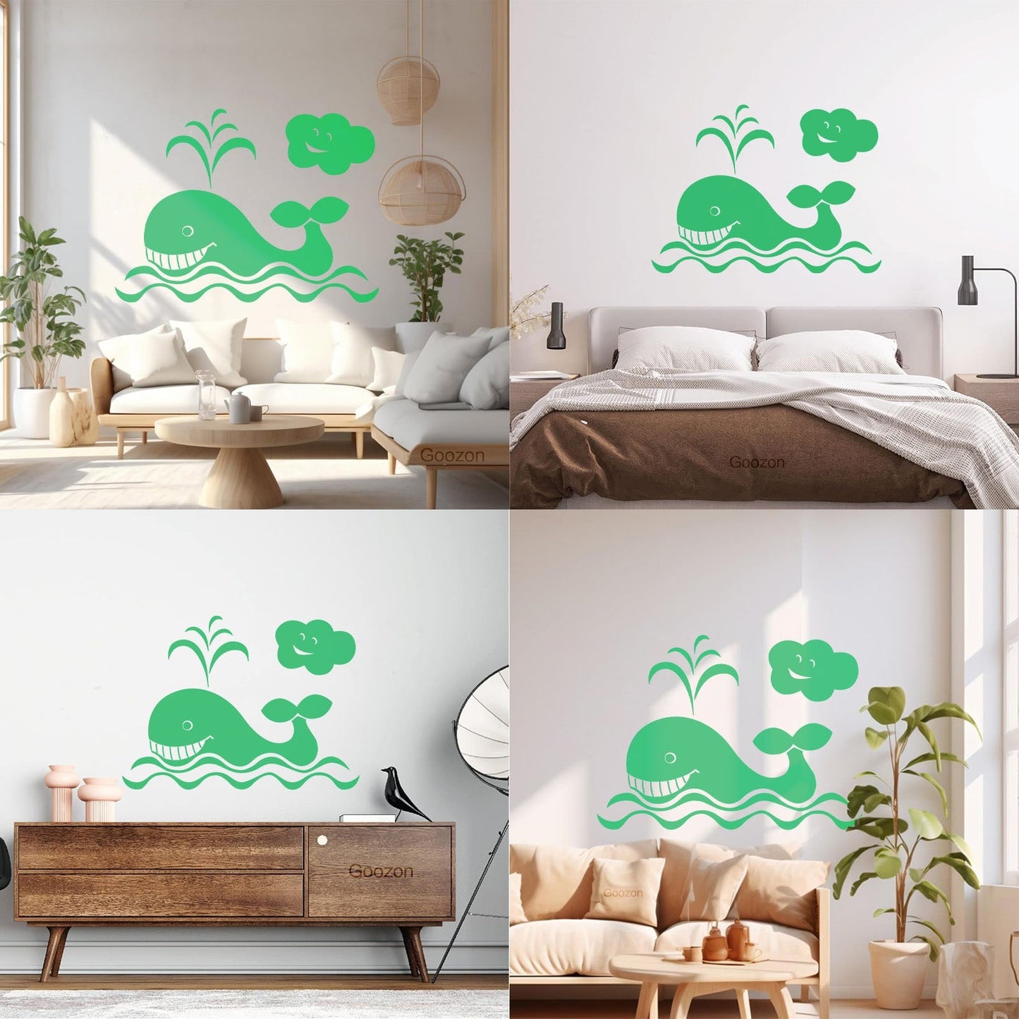Whale For Kids Animal Ocean Marine Lettering Decals Can Modify And Add Information