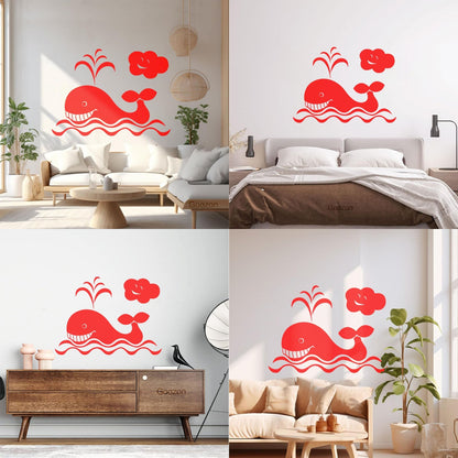 Whale For Kids Animal Ocean Marine Lettering Decals Can Modify And Add Information