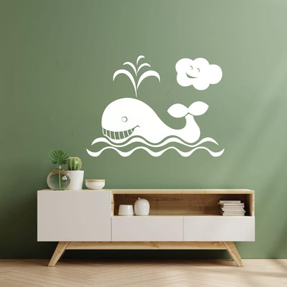 Whale For Kids Animal Ocean Marine Lettering Decals Can Modify And Add Information
