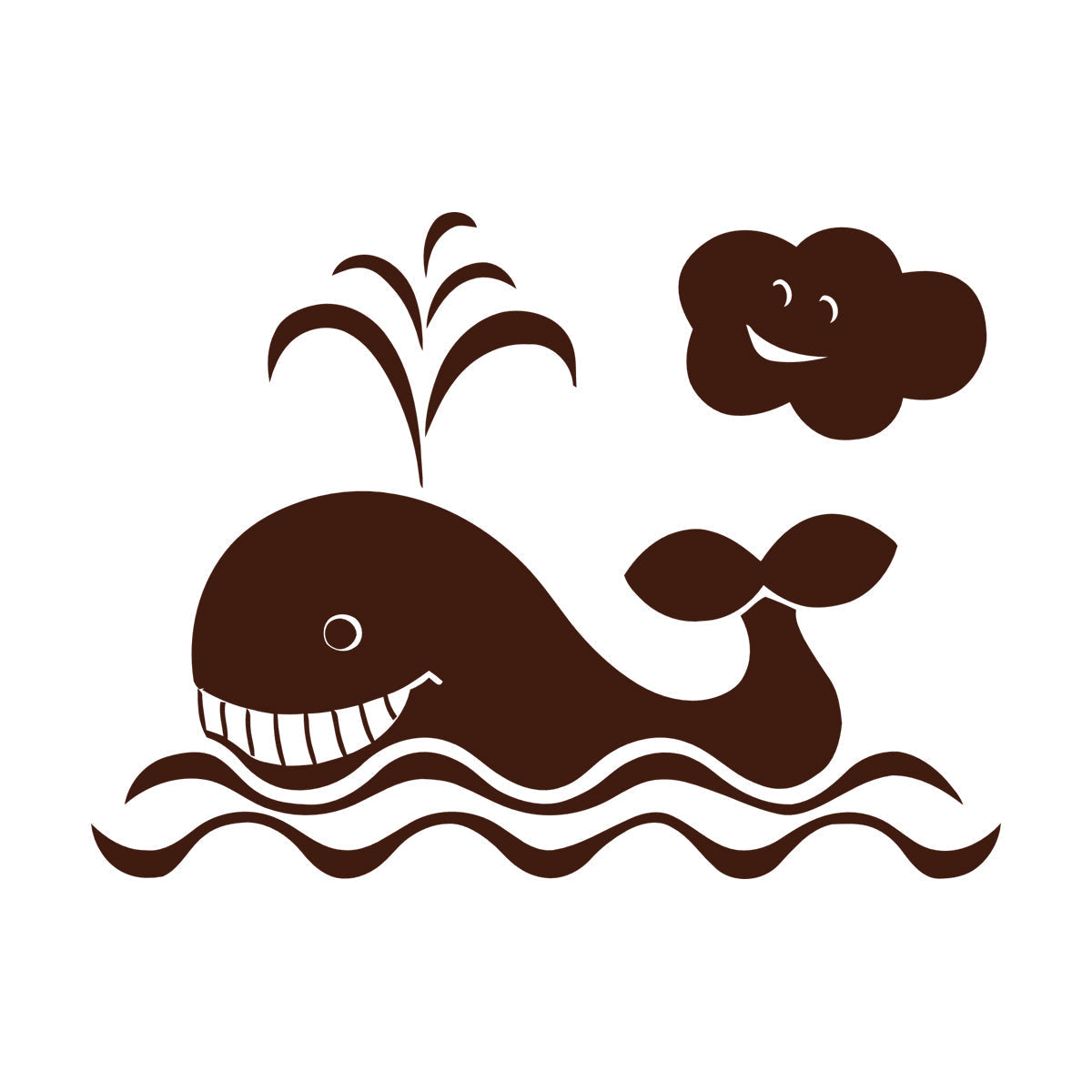 Whale For Kids Animal Ocean Marine Lettering Decals Can Modify And Add Information