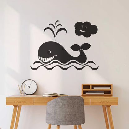 Whale For Kids Animal Ocean Marine Lettering Decals Can Modify And Add Information