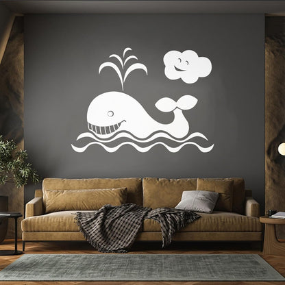 Whale For Kids Animal Ocean Marine Lettering Decals Can Modify And Add Information