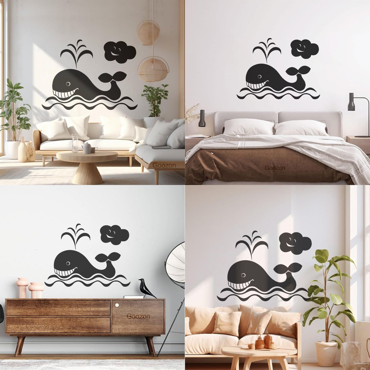 Whale For Kids Animal Ocean Marine Lettering Decals Can Modify And Add Information
