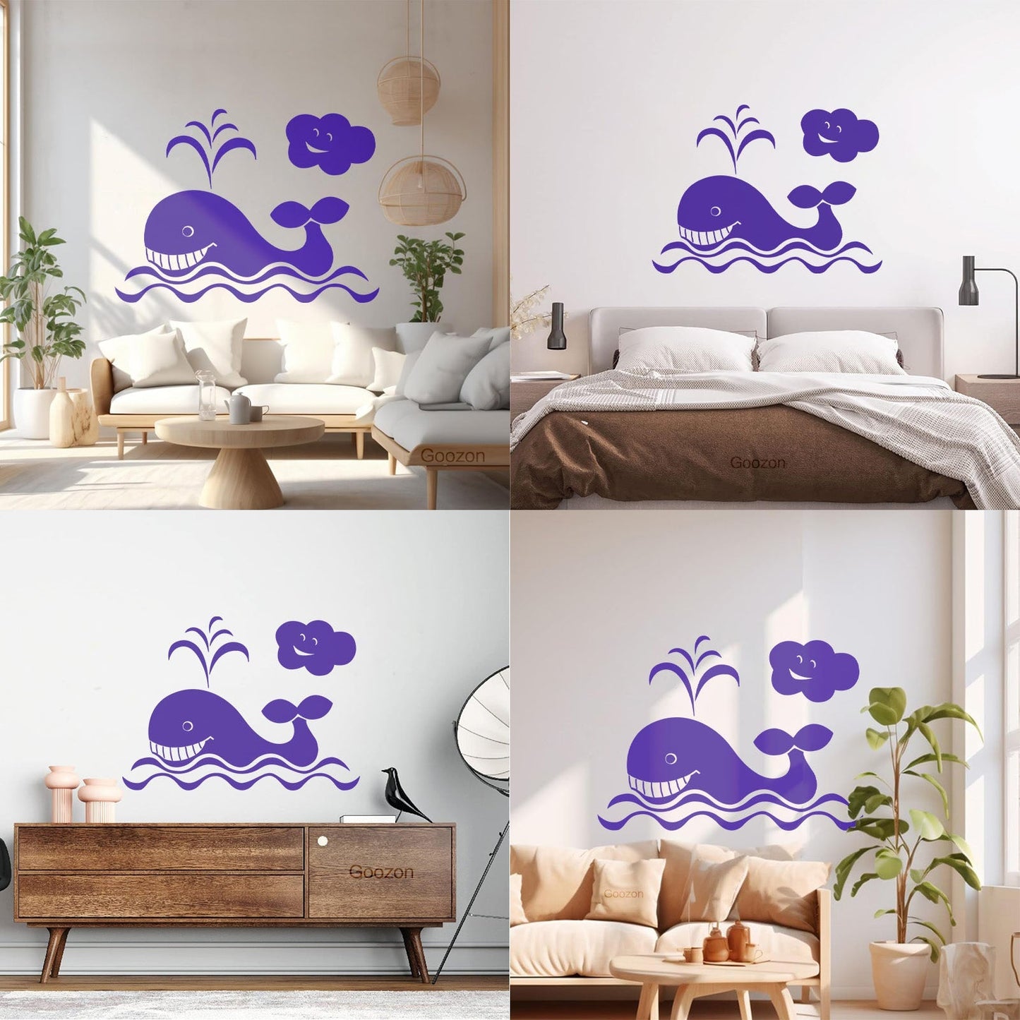 Whale For Kids Animal Ocean Marine Lettering Decals Can Modify And Add Information