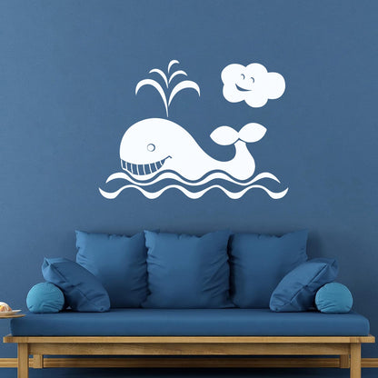 Whale For Kids Animal Ocean Marine Lettering Decals Can Modify And Add Information