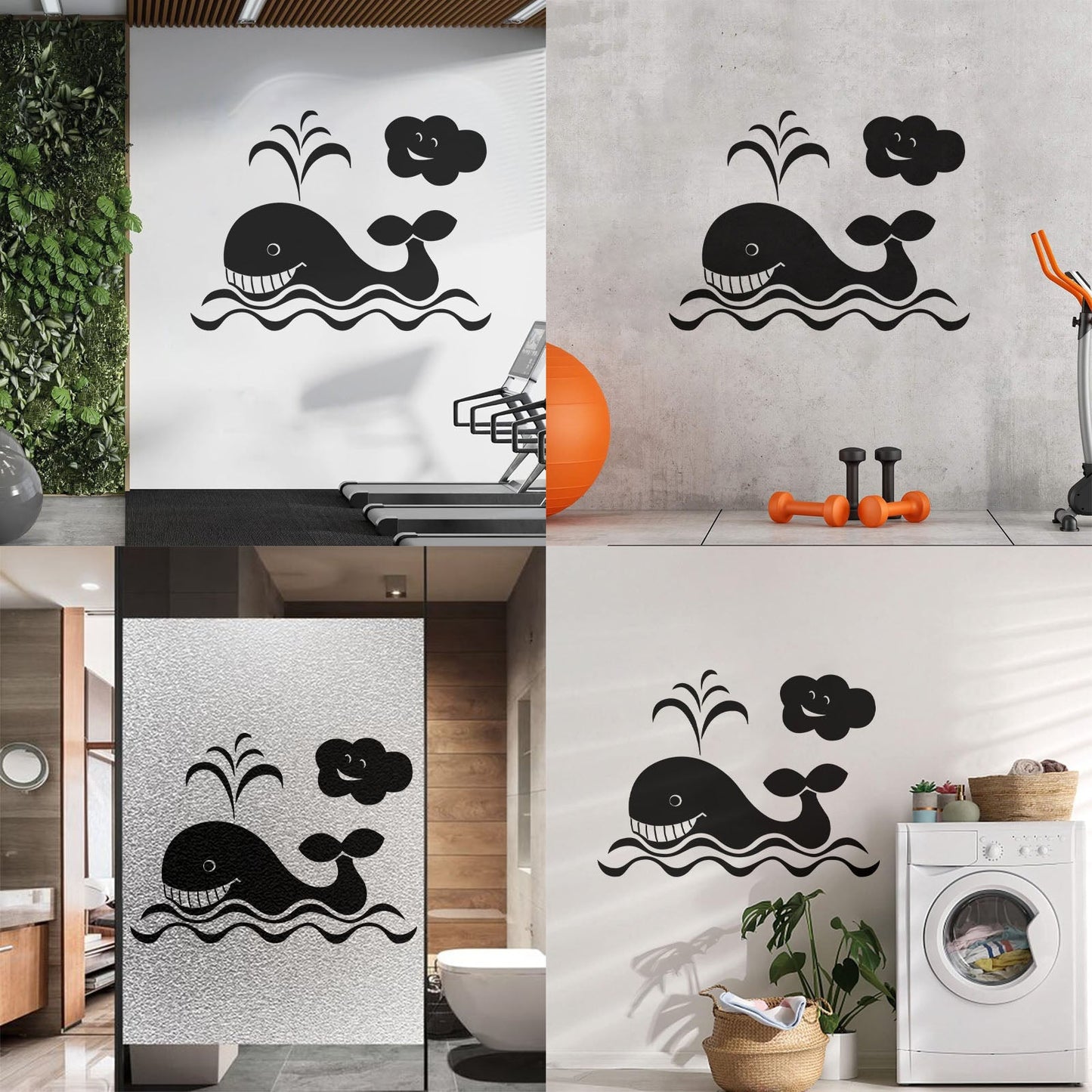 Whale For Kids Animal Ocean Marine Lettering Decals Can Modify And Add Information