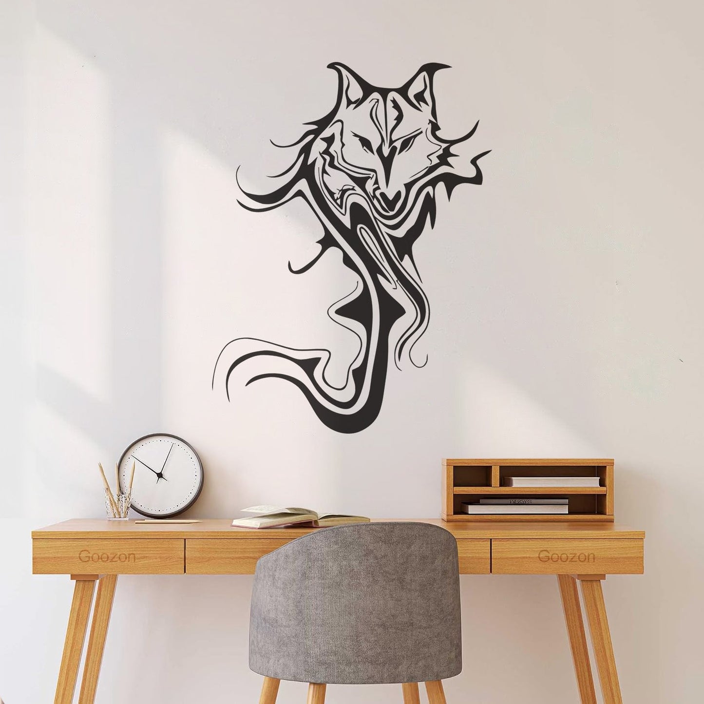 Wall Decals Paster Paper Wolf Animal Abstract Cool Car Body Decoration