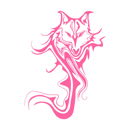 Wall Decals Paster Paper Wolf Animal Abstract Cool Car Body Decoration