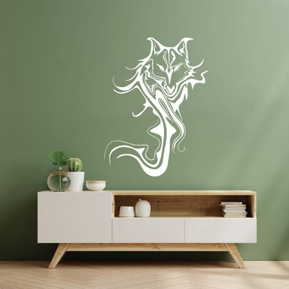 Wall Decals Paster Paper Wolf Animal Abstract Cool Car Body Decoration