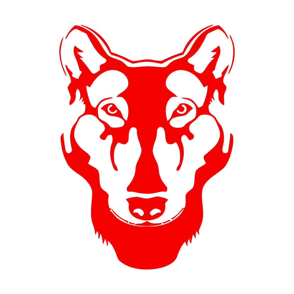 Wolf Animal Tribal Vinyl Wall Stickers Window Decals