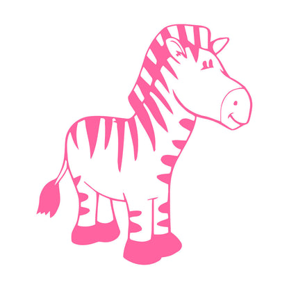 Wall Stickers Paster Paper Zebra Animal Kids Baby Nursery Self Adhesive