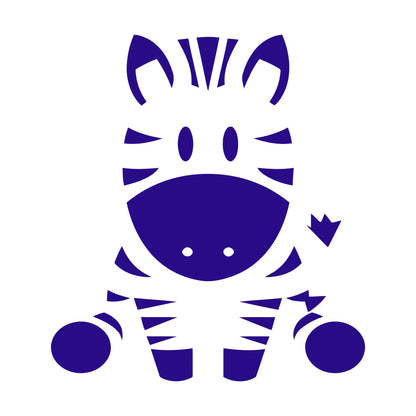 Wall Vinyl Sticker Decor Zebra Animal Funny Kids Children Do Not Damage The Wall Surface