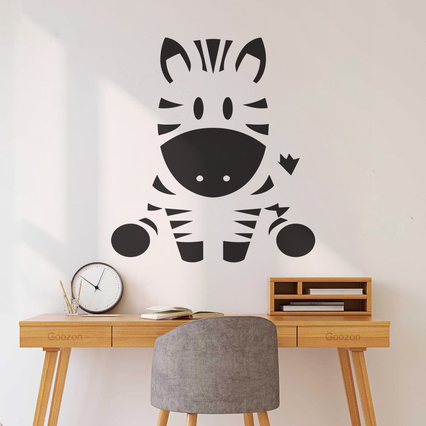 Wall Vinyl Sticker Decor Zebra Animal Funny Kids Children Do Not Damage The Wall Surface