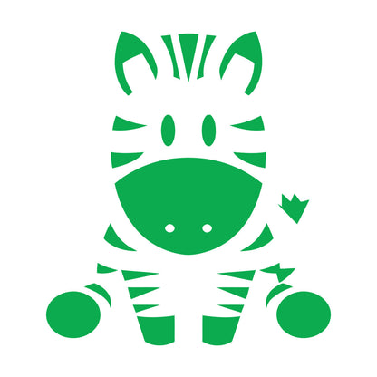 Wall Vinyl Sticker Decor Zebra Animal Funny Kids Children Do Not Damage The Wall Surface