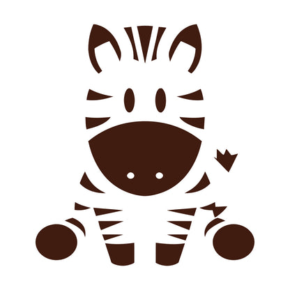 Wall Vinyl Sticker Decor Zebra Animal Funny Kids Children Do Not Damage The Wall Surface