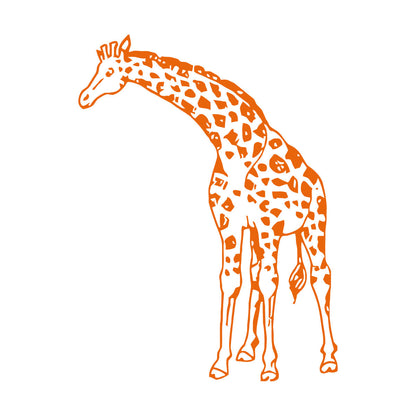 Lettering Decals Animal Africa Giraffe High Waterproof