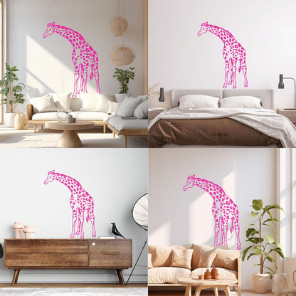 Lettering Decals Animal Africa Giraffe High Waterproof