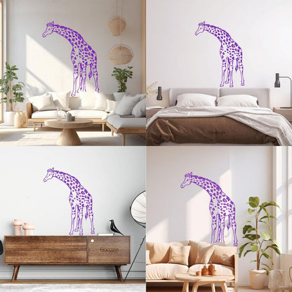 Lettering Decals Animal Africa Giraffe High Waterproof