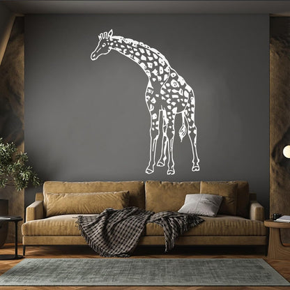 Lettering Decals Animal Africa Giraffe High Waterproof