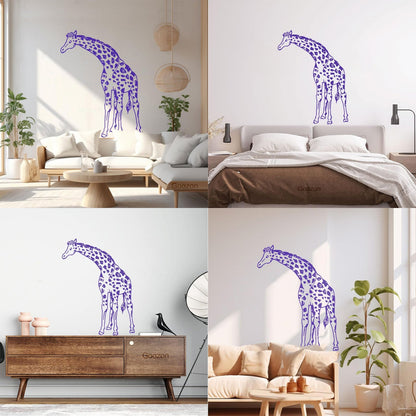 Lettering Decals Animal Africa Giraffe High Waterproof