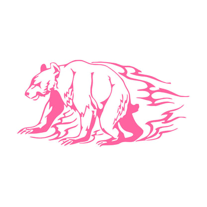 Lettering Stickers Animals Bear Aggressive Predator Personalized Customization