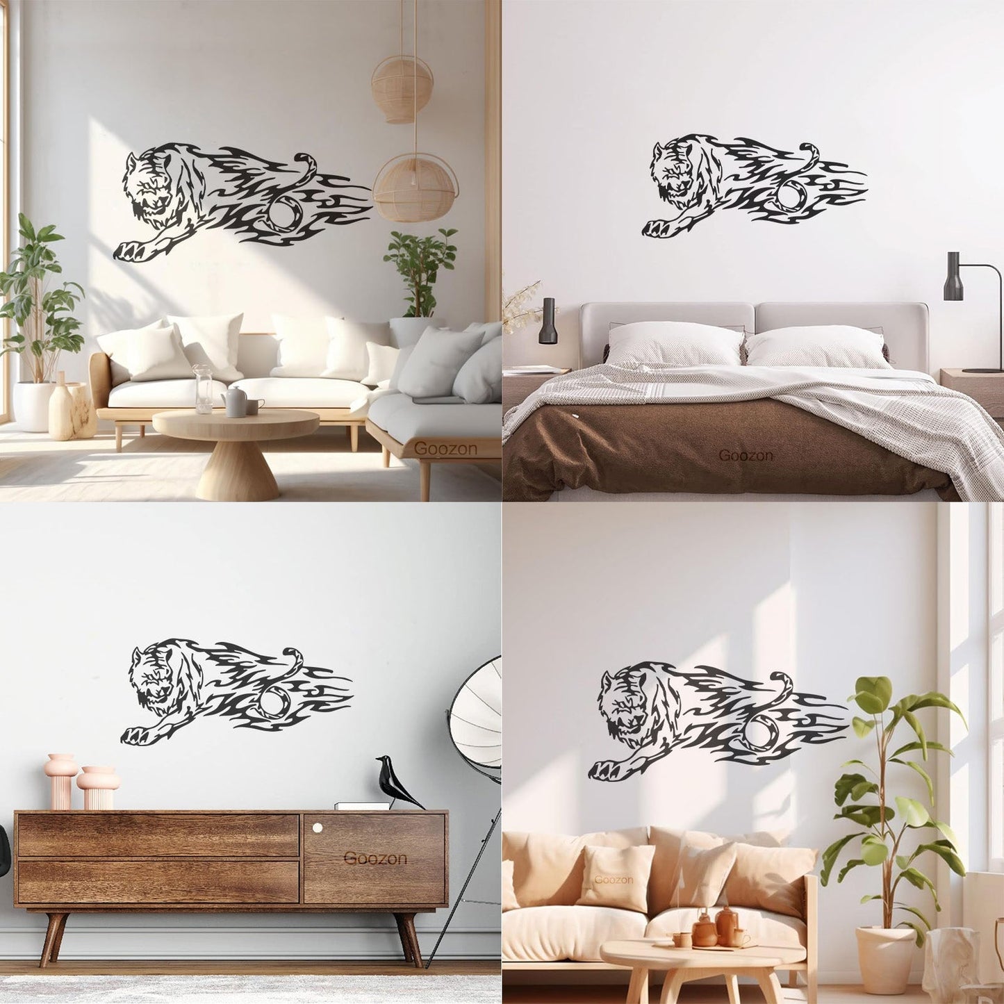 Animals Wolf Aggressive Predator Wall Decals Wall Beautification
