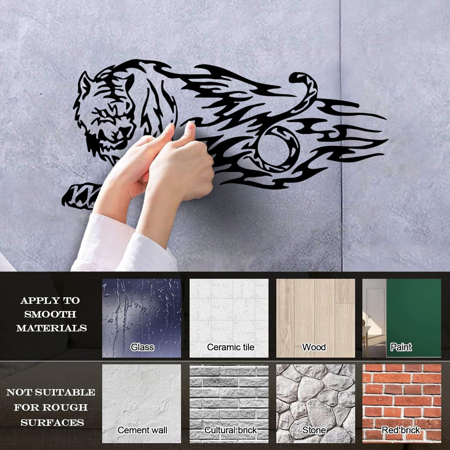 Animals Wolf Aggressive Predator Wall Decals Wall Beautification