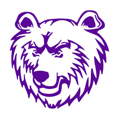 Vinyl Wall Decals Bear Head Predator Animal Car Body Decoration