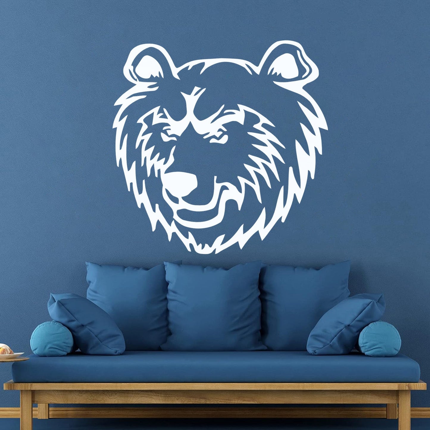 Vinyl Wall Decals Bear Head Predator Animal Car Body Decoration