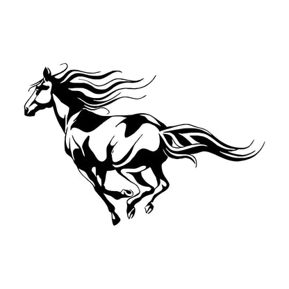 Engraving Decals Beautiful Horse Animal Rides Great Window Decals