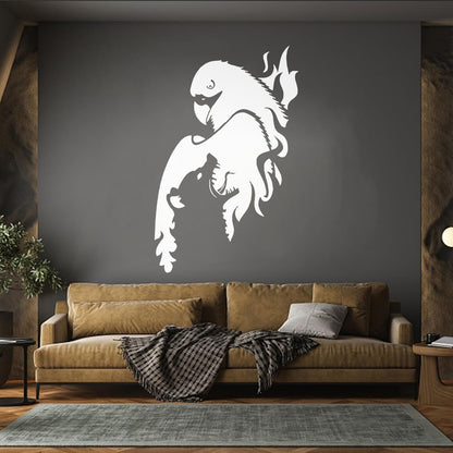 Vinyl Art Sticker Eagle Bird Wolf Predator Animal Cool Multi Color Selection