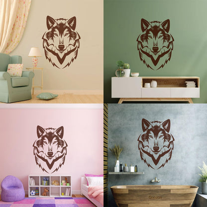 Vinyl Wall Stickers Wolf Animals Predator Forest Home It Won'T Fall Off